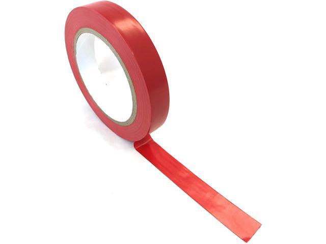Multiple Color 6 mil Thick, APT, 2, Red 2 Width X 36 Yds Length PVC Marking Tape Premium Vinyl Safety Marking and Dance Floor Splicing Tape