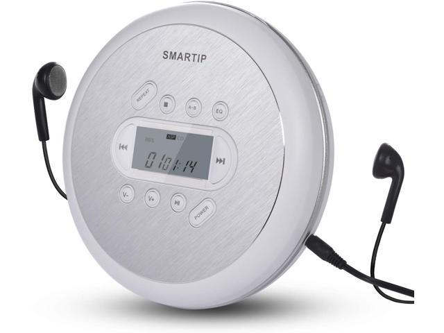 Anti-Skip/Shockproof Protection and 3.5mm AUX Cable NAVISKAUTO Portable CD Player with Stereo Speakers Personal CD Player with LCD Display