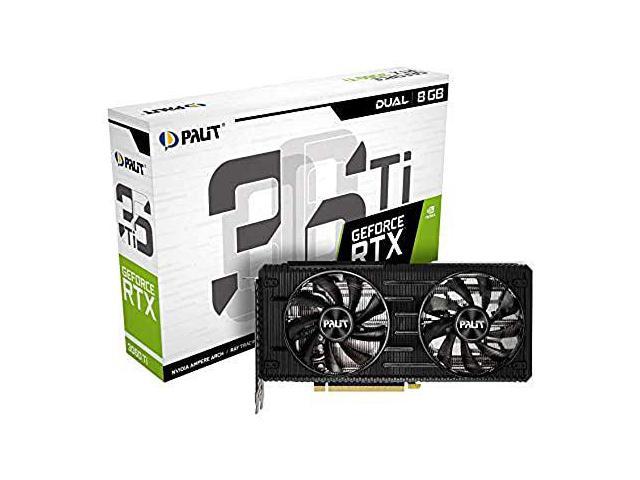 Palit RTX 3060 Ti Dual 8G GDDR6 Ray-Tracing Graphics Card, 4864