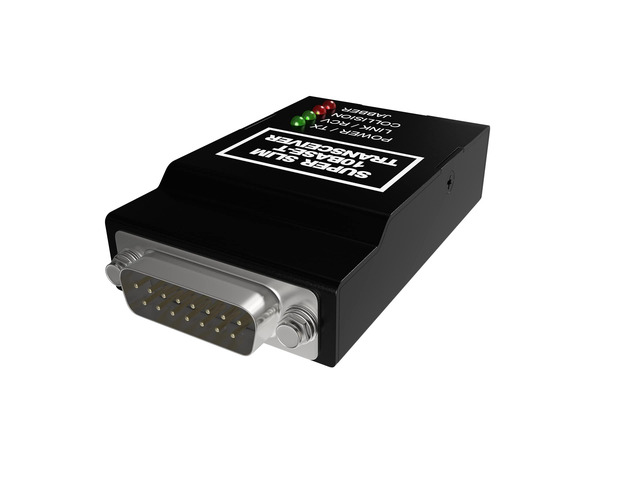 10Base-T RJ45 to 10Base-5 DB15M AUI type Media Converter | Thick ...