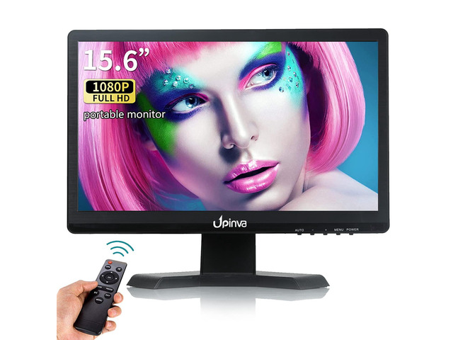 22-Inch Touch Screen Security Monitor – Full HD 1920x1080, Capacitive Touch, HDMI/AV/BNC/VGA/USB Inputs, Built-in Speakers, VESA Mountable, For CCTV, PC, Or Gaming