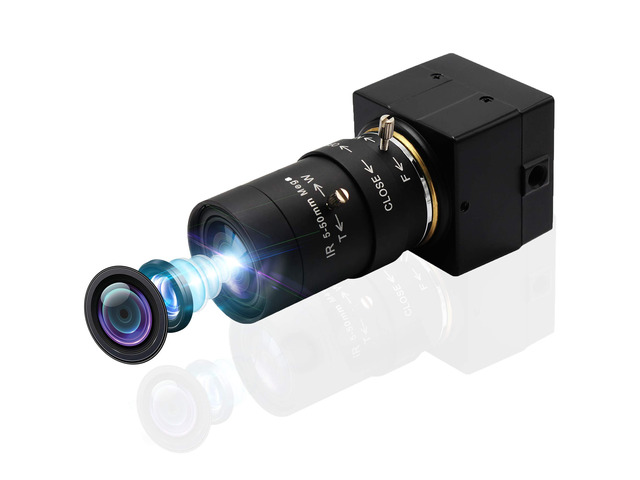 SVPRO Web Camera 5-50mm Varifocal Lens 8MP Manual Zoom USB HD Mini ...