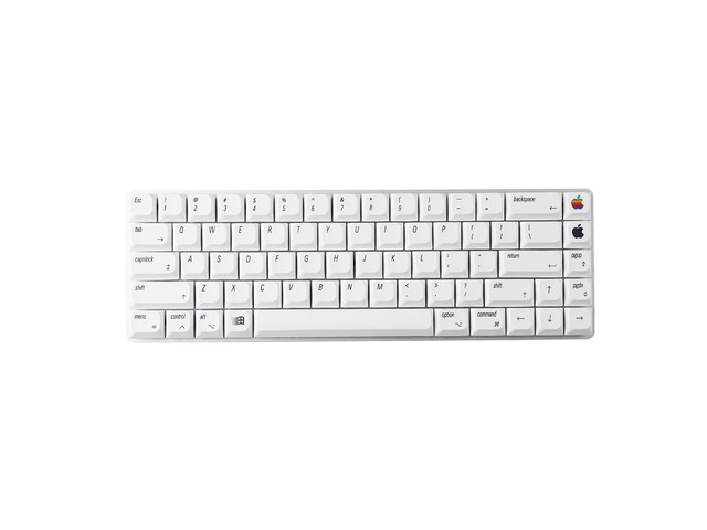108 Layout YMDK 127 Ultra-Slim Mac Style Mx Low Profile Dye Sub PBT Keycaps for Mx ...