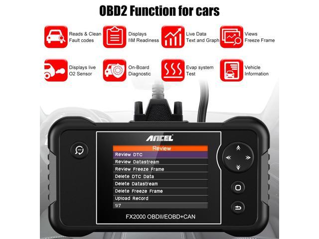Check Engine Transmission ABS SRS Code Reader OBD2 Scanner Car Diagnostic  FX2000 611677789497