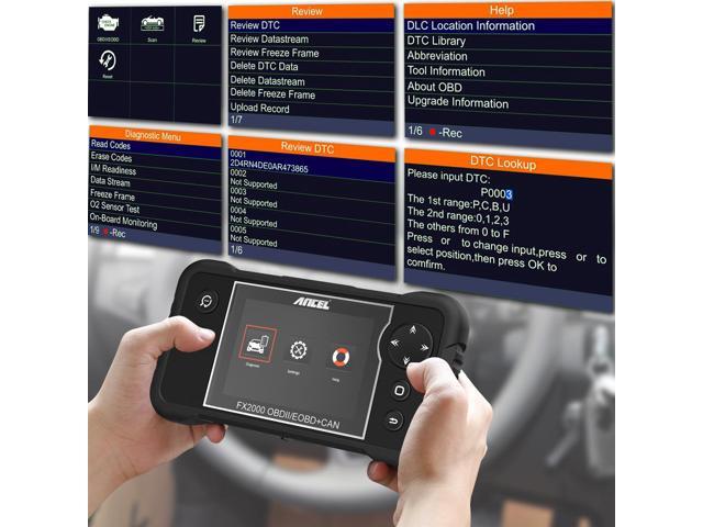 Check Engine Transmission ABS SRS Code Reader OBD2 Scanner Car Diagnostic  FX2000 611677789497
