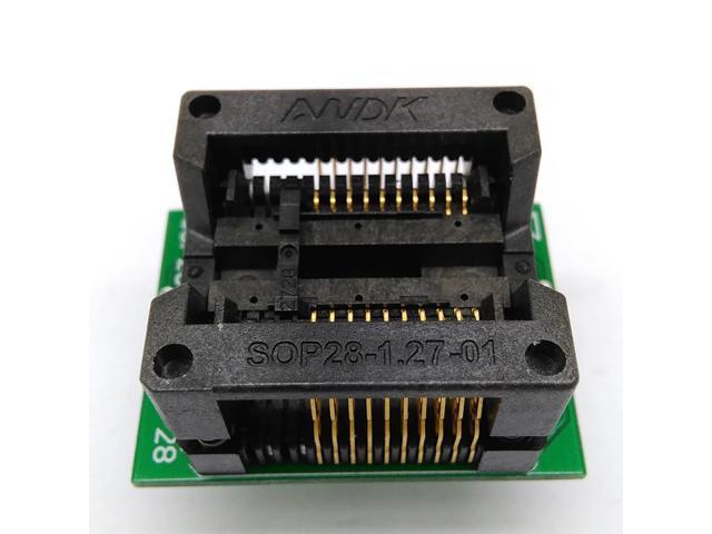 1 PCs SOIC28 SOIC 28 SOP28 TO DIP28 programmer adapter socket Body Width 7.5MM 