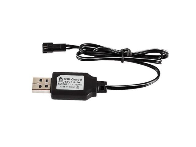 Charging Cable USB Battery Charger Ni-Cd Ni-MH Batteries Pack SM-2P Plug Adapte. 