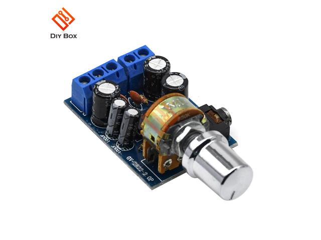 Audio Volume Module TDA2822 Single Power Supply DC5-12V Adjustable Dual Channel 