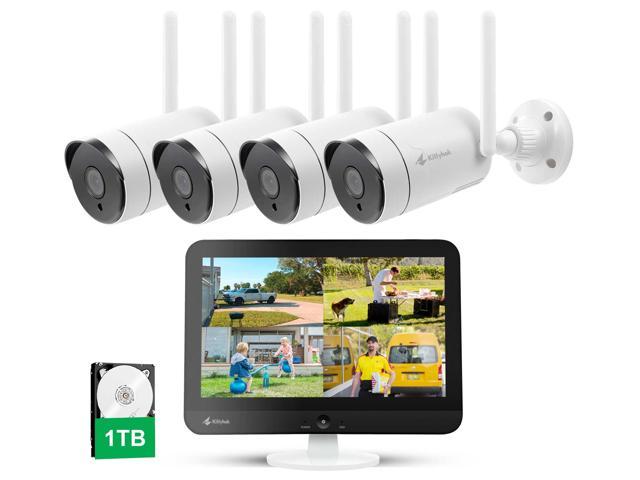 outdoor security camera with monitor