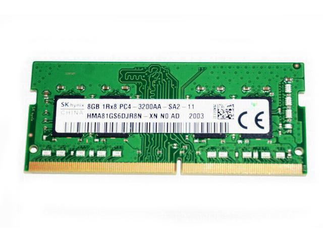 SK Hynix HMA81GS6DJR8N-XN 8GB DDR4-3200MHz CP4-25600 SO-DIMM Memory ...
