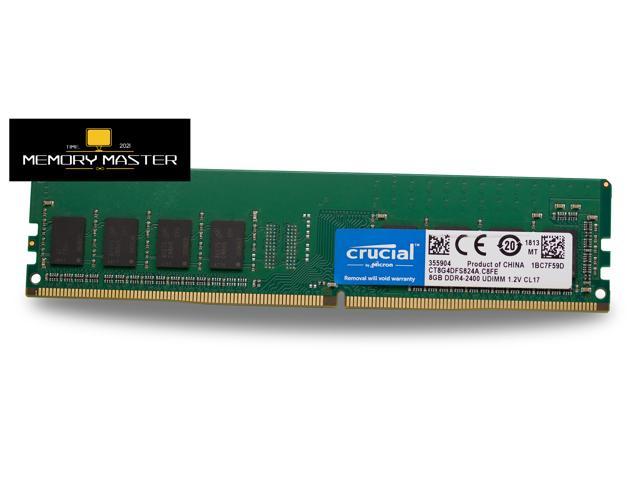 Модуль памяти crucial ct8g4dfs824a ddr4 8гб 2400 dimm ret разгон