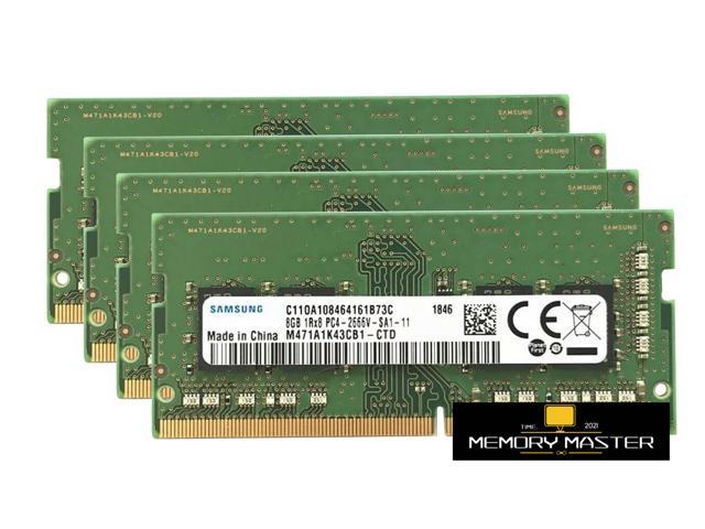 SAMSUNG DDR4 NUOVA LAPTOP 2400 MHZ 8GB 1RX8 PC4 2400T-SA1-11 M471A1K43BB1-CRC 