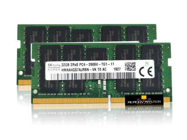 SK Hynix 64GB(2X32GB) ECC PC4-21300 DDR4-2666MHz DIMM 2Rx8 Server Memory  Module HMAA4GS7AJR8N-VK