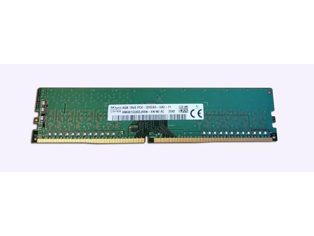 Hynix 8 GB PC4-3200 DDR4-25600Hmz UDIMM HMA81GU6DJR8N-XN Non ECC Desktop Memory 1.2V 288pin