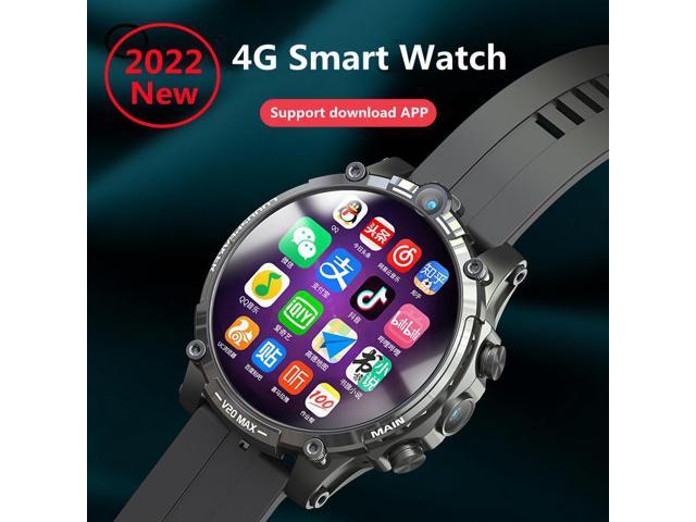 4G Smart Watch Men's SIM Card Phone Sports Fitness Smart Watch Wifi Internet Camera Recording Heart Rate Blood Oxygen