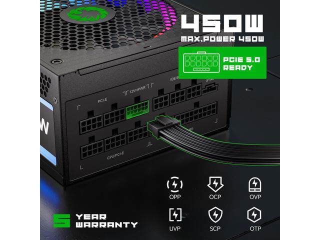 Computer PC Power Supply for Gaming PC, Gamemax Ge-600W 80plus - China  Power Supply and Switching Power Supply price