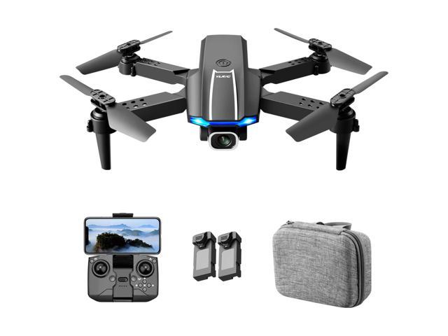 S65 RC Drone with Camera 4K Dual Camera RC Quadcopter with Function Trajectory Flight Gesture Control Storage Bag Package 2 Battery