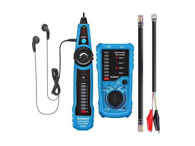 Wire Lead Testing Tool Network Test Tool Multifunctional RJ45 RJ11 Network Cable Tester Ethernet LAN Network Testing Tool Electrical Tester Cable Tester 