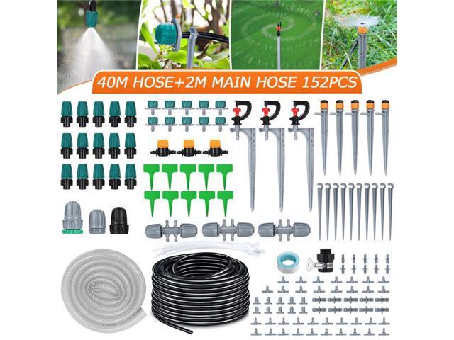 Lawn Greenhouse Micro Irrigation System Plant Watering Hose Nozzle Sprinkler 25m 