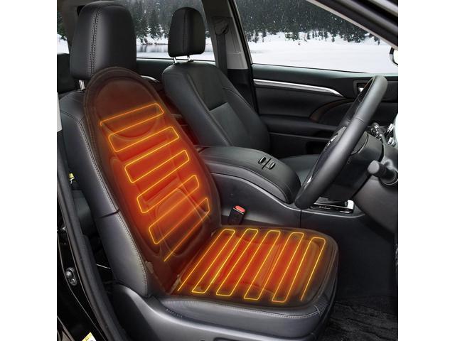 12V Heated Car Van Seat Cover， Car Heat Cushion Electric Wear-Resistant Mat for Vehicle 