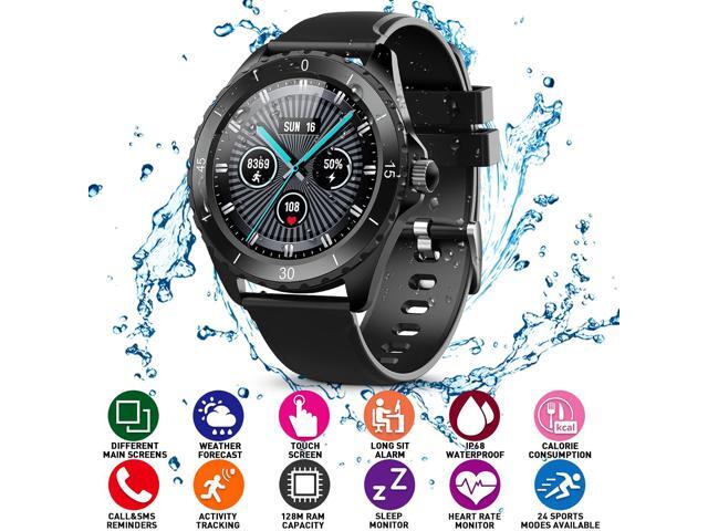 ELEGIANT C520 Smart Watch, Fitness Tracker for Android \u0026 iOS Phones, IP68  Waterproof with Heart Rate Monitor Step Counter Sleep Tracker for Men Women  - Newegg.com