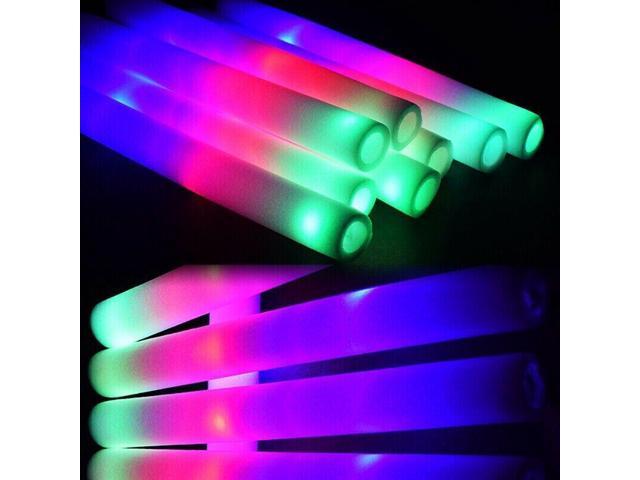 Light-Up LED Foam Sticks Glow Sticks Sponge Glowsticks Glow Wands