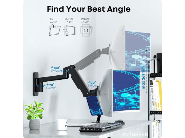 PUTORSEN 17-49 inch Premium Ultrawide Monitor Wall Mount - Newegg.com