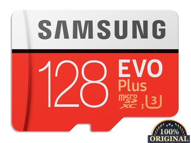 New 100% Original Samsung Memory Card EVO PLUS 128GB Reading Speed 100M/s Write Speed 60MB/s  Micro SD Card Class 10 U3 UHS-I TF Card With Adapter