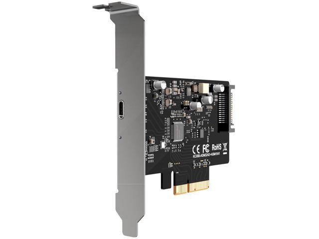 MAIWO Type USB C PCI-Express to USB 3.2 Gen2x2 20Gbps PCIe PCI-E PCI Express Expansion Card Adapter Compatible with Windows 8/10, Built-in ASMedia ASM3242