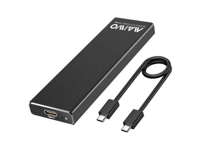 MAIWO M.2 nvme SSD enclosure adapter slim TypeC to M key NVMe M.2 SSD enclosure with aluminum case to speed 10Gbps.support M.2 2230,2242,2260,2280