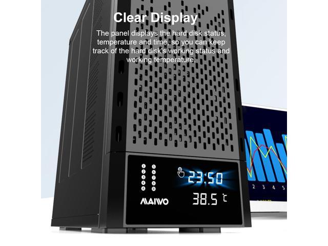 MAIWO 8 Bay SATA Hard Drive Enclosure for 2.5