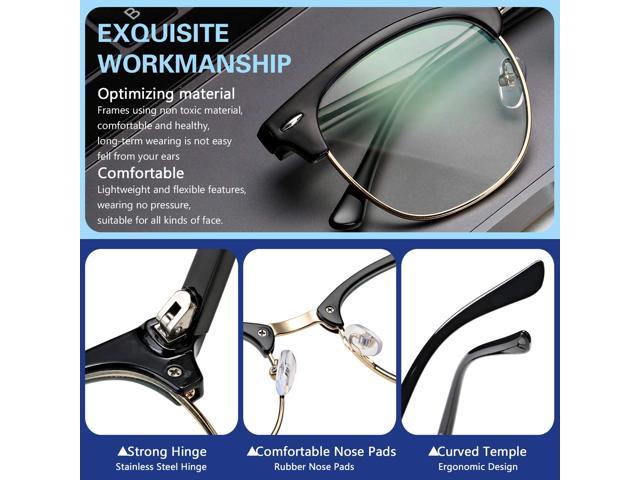 Poshh Eyewear Blue Light blocking Glasses Gaming Filter Metal