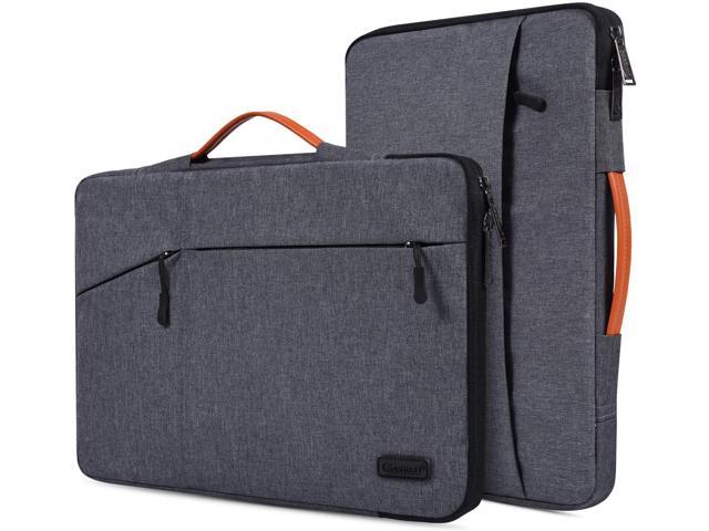 13.3 Inch Water Resistant Laptop Briefcase Sleeve for Surface Laptop 4 2021, Surface Book 13.5, Dell Inspiron 13 5000 7000, LG Gram 13.3, ZenBook, 13-13.5 Inch Protective Notebook Bag, Space Grey