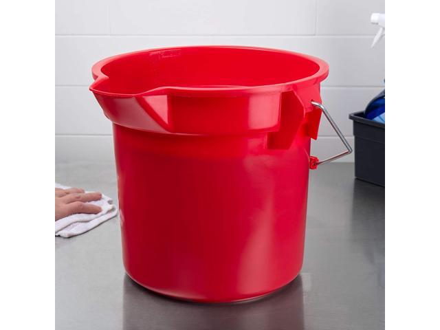 Rubbermaid® Utility Bucket with Spout - 14 Quart, Red