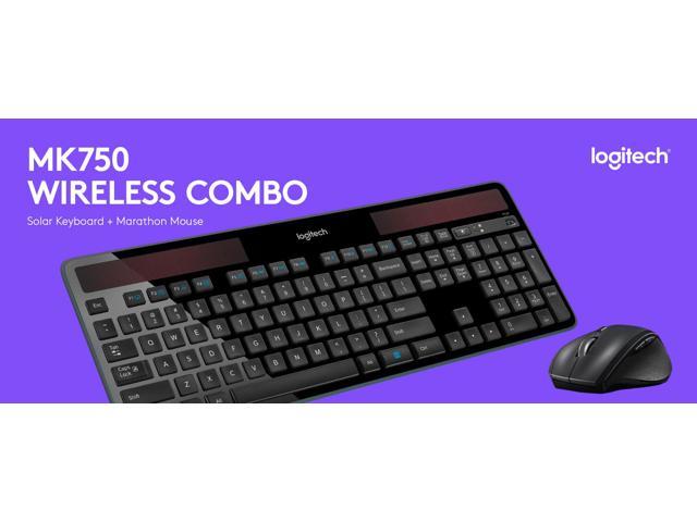 Logitech MK750 Wireless Solar Keyboard & Marathon Mouse Combo 