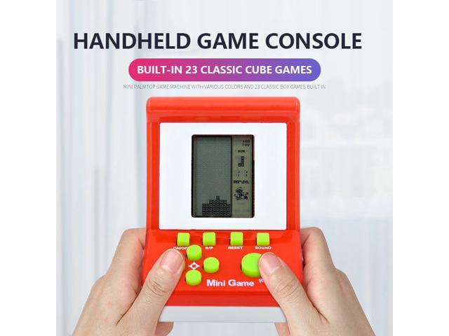 Classic Electronic LCD Tetris Game Vintage Brick Handheld Puzzle Toys SY 