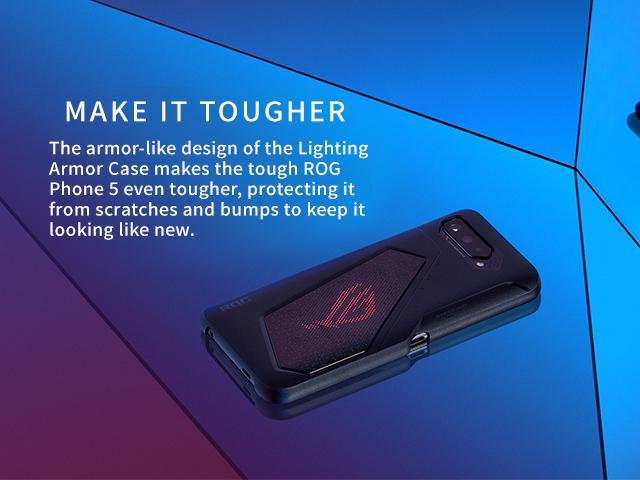 Original Asus ROG Phone 5/5s/5s pro lighting armor case smart hard
