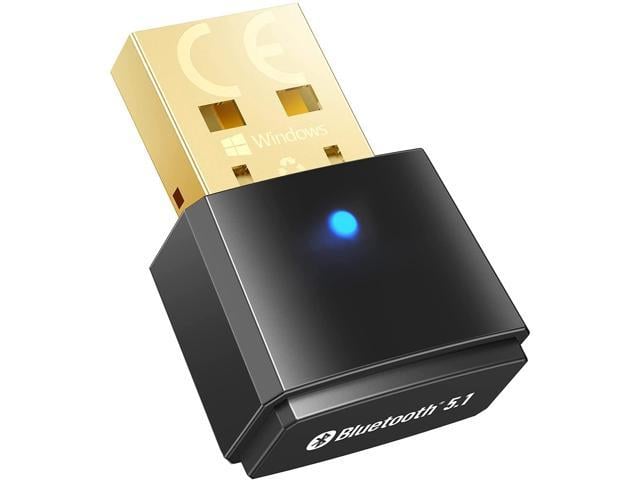 Bluetooth Adapter for PC, USB Bluetooth 5.1 Dongle Support Windows 10/8.1/7 for Desktop, Laptop, Mouse, Keyboard, Printers, Headsets, Speakers?