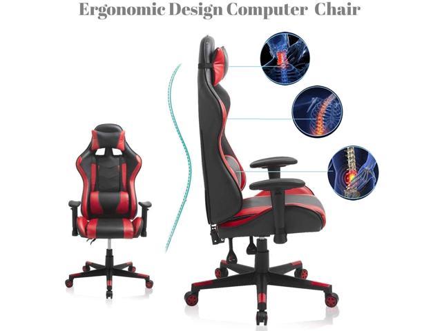 X XISHE Office Chair Ergonomic Desk Chair, Computer PU Leather