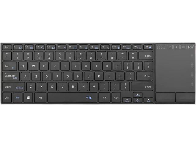 Bluetooth Keyboard with Touchpad - Wireless TV Keyboard with Multi-Touch Big Support 3 Devices for Smart TV, Laptop, Mac, PC, Android - K071 - Newegg.com