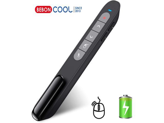 Type C/USB A 2 in 1 Pointer Volume Control/Hyperlink/Switch Windows Battery Included Presentation Clicker Presentation Remotes Remote PowerPoint Clicker,USB/Type-C for Computer Slide Advancer 