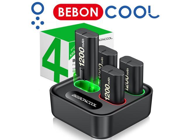 Monet Het hotel Dosering BEBONCOOL Charger for Xbox One Controller Battery Pack, with 4 x 1200mAh Rechargeable  Xbox One Battery