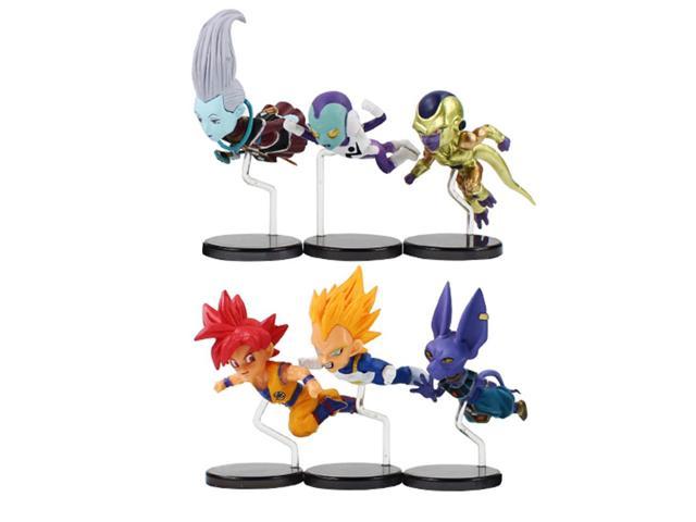 Venda 6pcs 6-8cm dragon ball z trunks do anime figura de um super