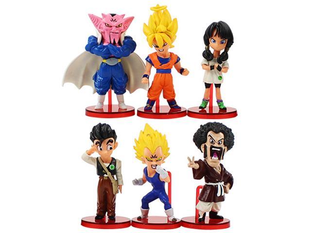 Venda 6pcs 6-8cm dragon ball z trunks do anime figura de um super