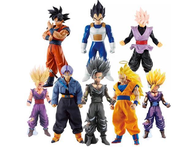 PVC Anime Action Figures, Filho Goku, Vegeta Trunks, Pai e Filho Adeus  Modelo, Freeza Son Gohan, Super Saiyan Dolls Brinquedos