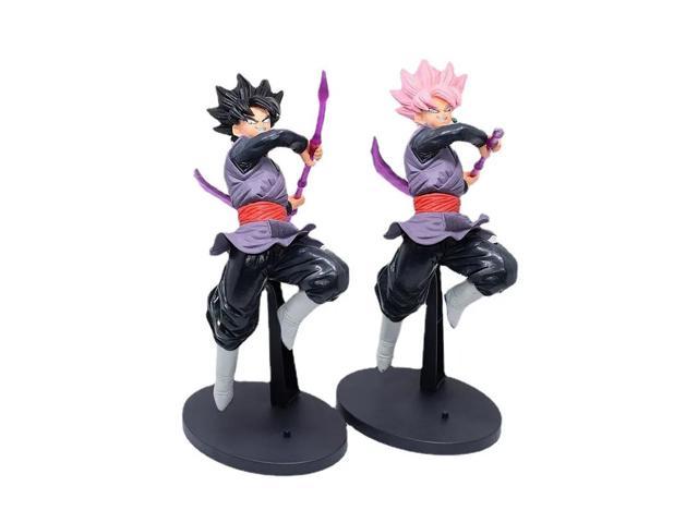 Super Saiyan Goku Black Hair Pink Hair Toys Model Ornaments Figure