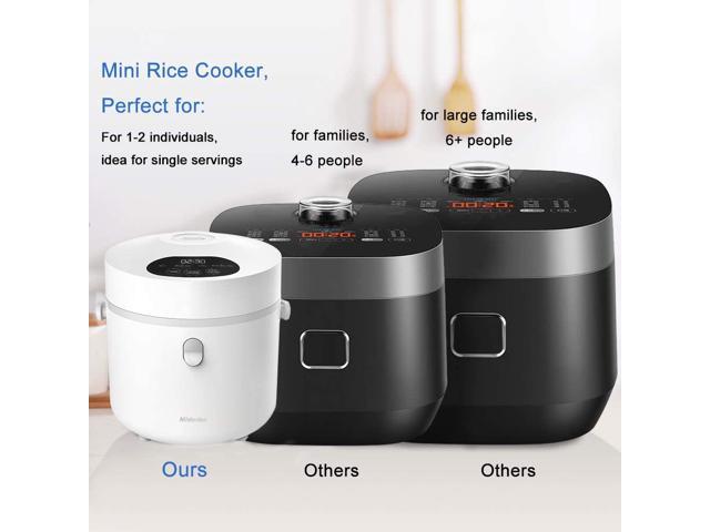 Mishcdea Small Rice Cooker, Personal Size Cooker for 1-2 People 