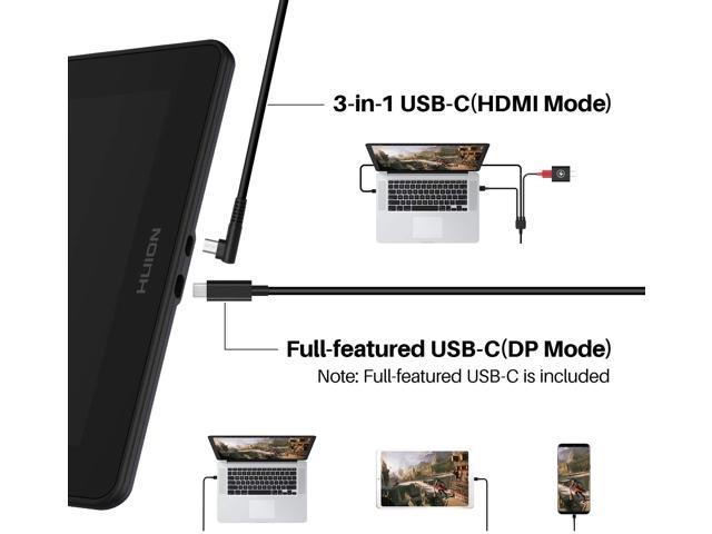 Huion Kamvas 16(2021) Drawing Monitor Pen Display Full Laminated Screen Anti-Glare Glass 20 Battery-Free Stylus Pressure Sensitivity-15.6in