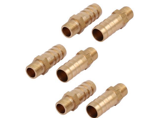 1/8BSP Male Thread 10mm Hose Barb Tubing Fitting Coupler Connector Adapter 8pcs