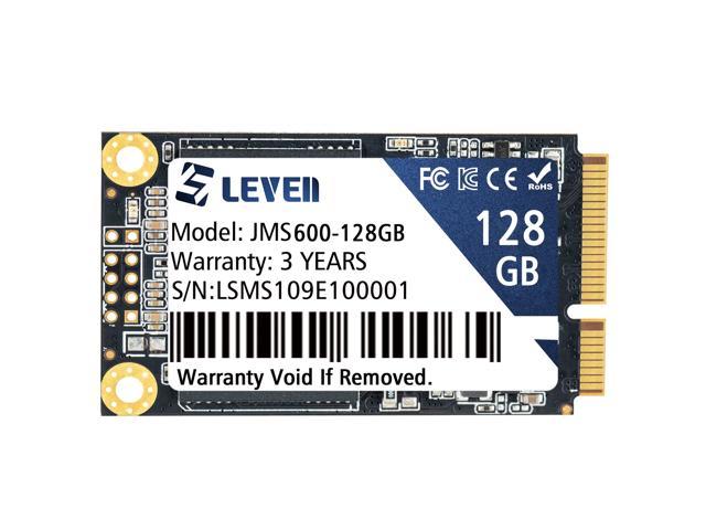 LEVEN mSATA SSD 128GB 3D NAND TLC SATA III 6 Gb/s, mSATA (30x50.9mm) Internal Solid State Drive - Compatible with Desktop PC Laptop - (JMS600-128GB)